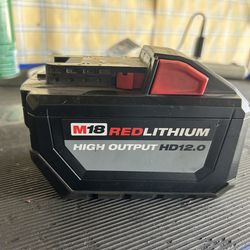 M18 red lithium high output hd 12.0