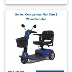 Golden Companion Mobile Scooter