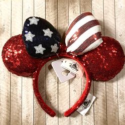 NWT Disney Minnie Americana Ears