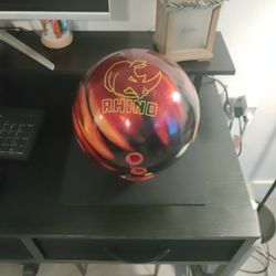 Rhino bowling ball