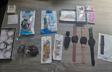 2 Samsung Galaxy Watch Classics 6 and a Kids Amigo Watch