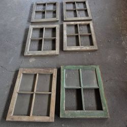 Old Vintage Barn Windows