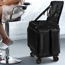 Byootique Hairdresser Suitcase on Wheels for Hairstylist Makeup Artist