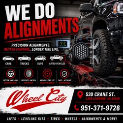 Wheel Alignment in Lake Elsinore , Cars, Trucks & Lifted Vehicle Alignments