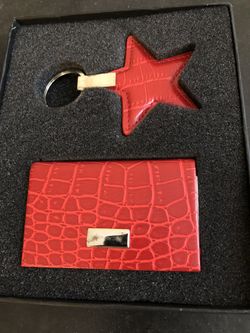 Cardholder And Keychain Set