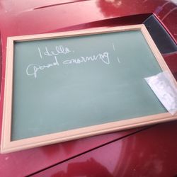 Chalkboard With Chalk 