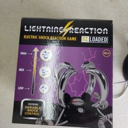 Paladone Lightning Reaction Reloaded Electric Shock Game w/ Adjustable Shock