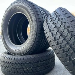 275 70 18 BRIDGESTONE DUELER AT TIRES 