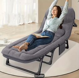 Brand NEW! Indoor-Outdoor Folding Bed with Mattress - holds 400 lbs