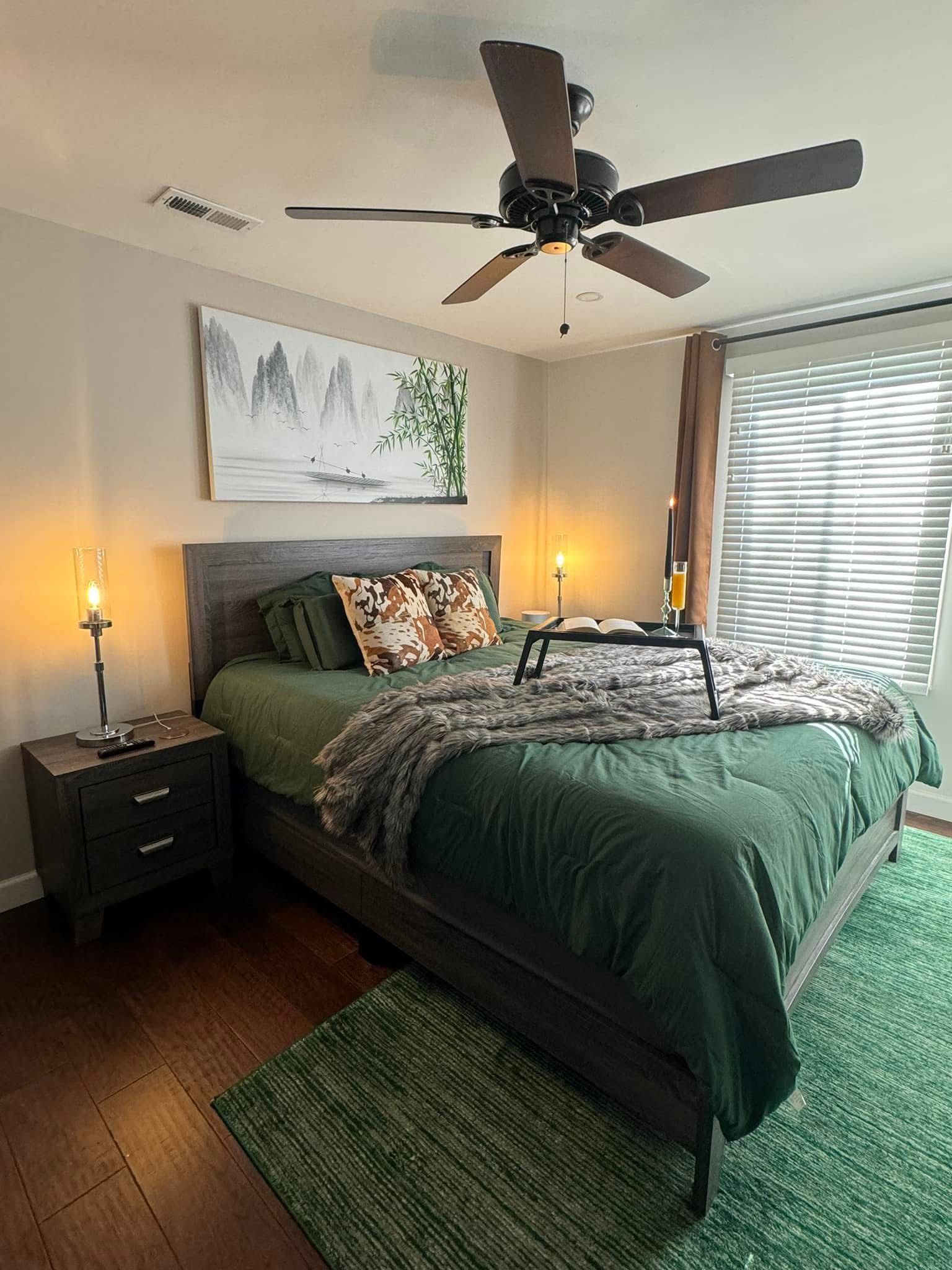 Modern Gray California King Bed Frame + Box Spring – MUST GO by Nov 26! (Mattress NOT Included)