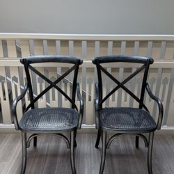 2 Restoration Hardware chairs