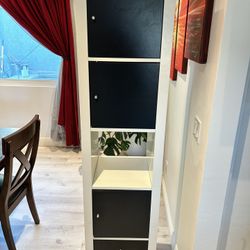 IKEA Expedit 5 Shelf Book Case With Drawer And Cabinet Inserts