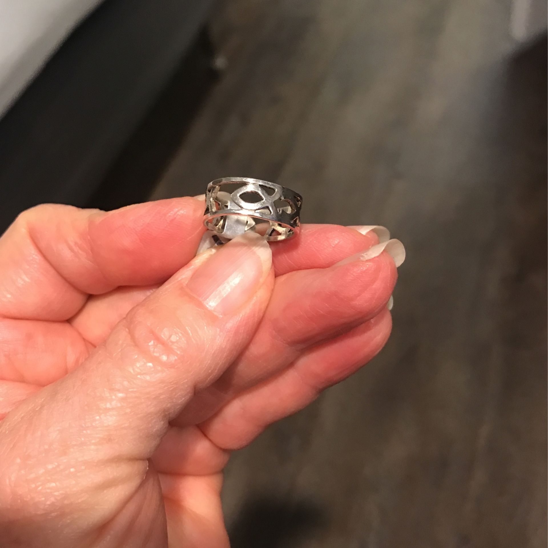 RELIGIOUS STERLING RING- Fishes