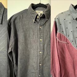 Heavy Button Down Shirt Lot - 3