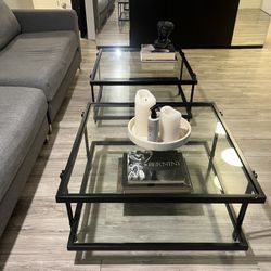 Two  Tier Glass Coffee Table