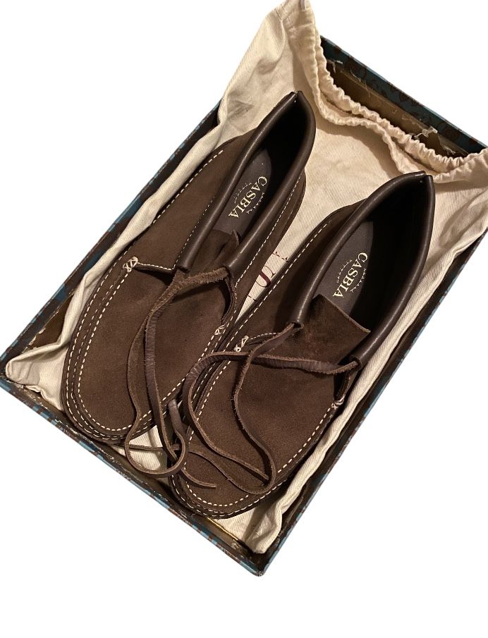 Vintage Casbia (Rare) Moccasin’s (Italian Suede) Shoes Rare main image 4