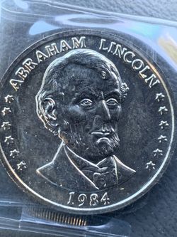 Vintage 1984 Abraham Lincoln Medal