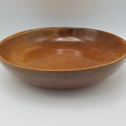 8 Inch Hand-Turned Vintage Wood Bowl