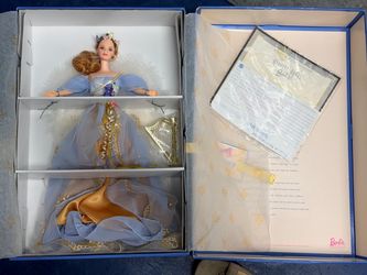 Harpist Angel Barbie Collectible Doll