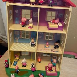 Pepa Pig House With Figures