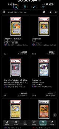 Pokemon cards FS/FT