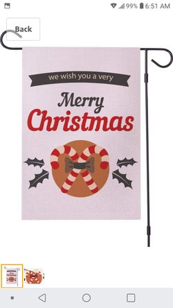 New! Xmas flag outdoor 12*18inch