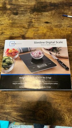 Black Mainstays Digital scale