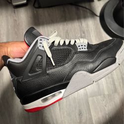Air Jordan 4 “BRED REIMAGINED LEATHER” Size 11 OG ALL