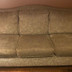 $ONLY $60 NOW! OBO • Beautiful Sofa! • Nice Neutral Colors & So Comfy! • NOW ONLY $60!