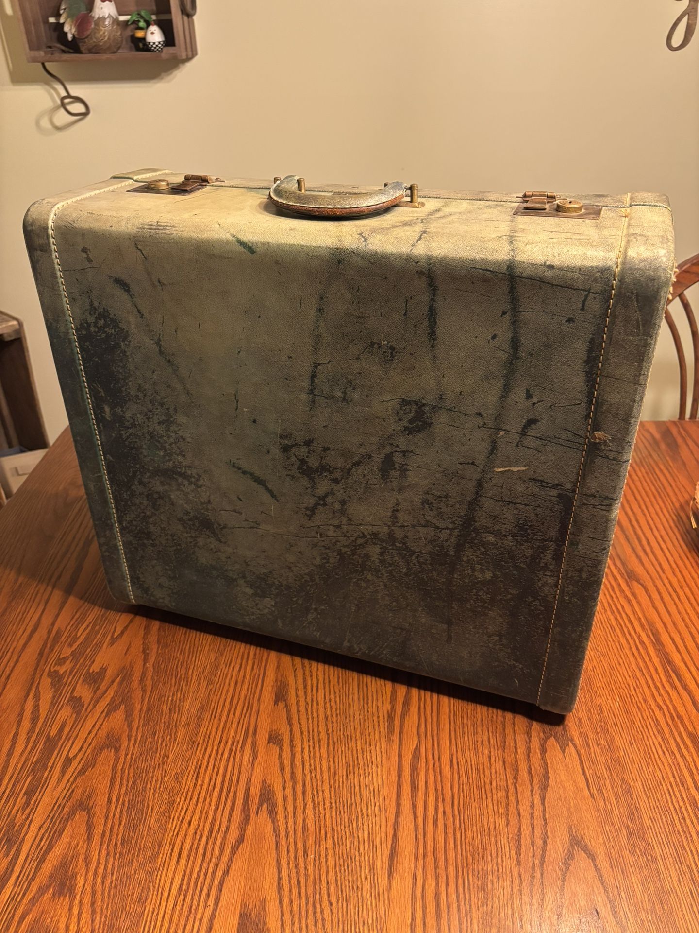 Vintage Green Luce Suitcase