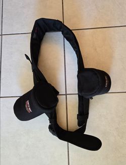 Tamrac modular accessory belt with 2 lense cases