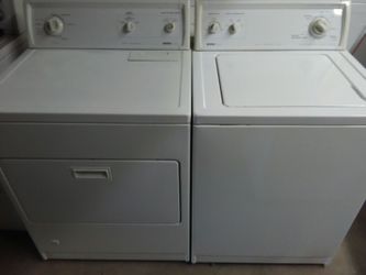 Kenmore set gas dryer and the washer they both work great