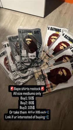 Bape shirts