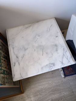 White Marble Top Coffee Table