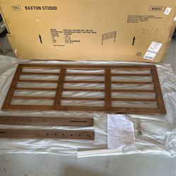 New - Baxton Studio Headboard - Full - Ash Walnut