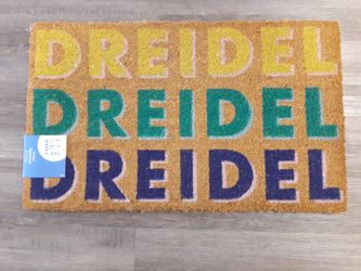 Holiday Dreidel Doormat | 5 available | New