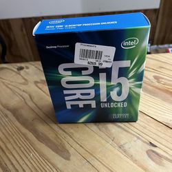 Intel i5-6600k CPU 