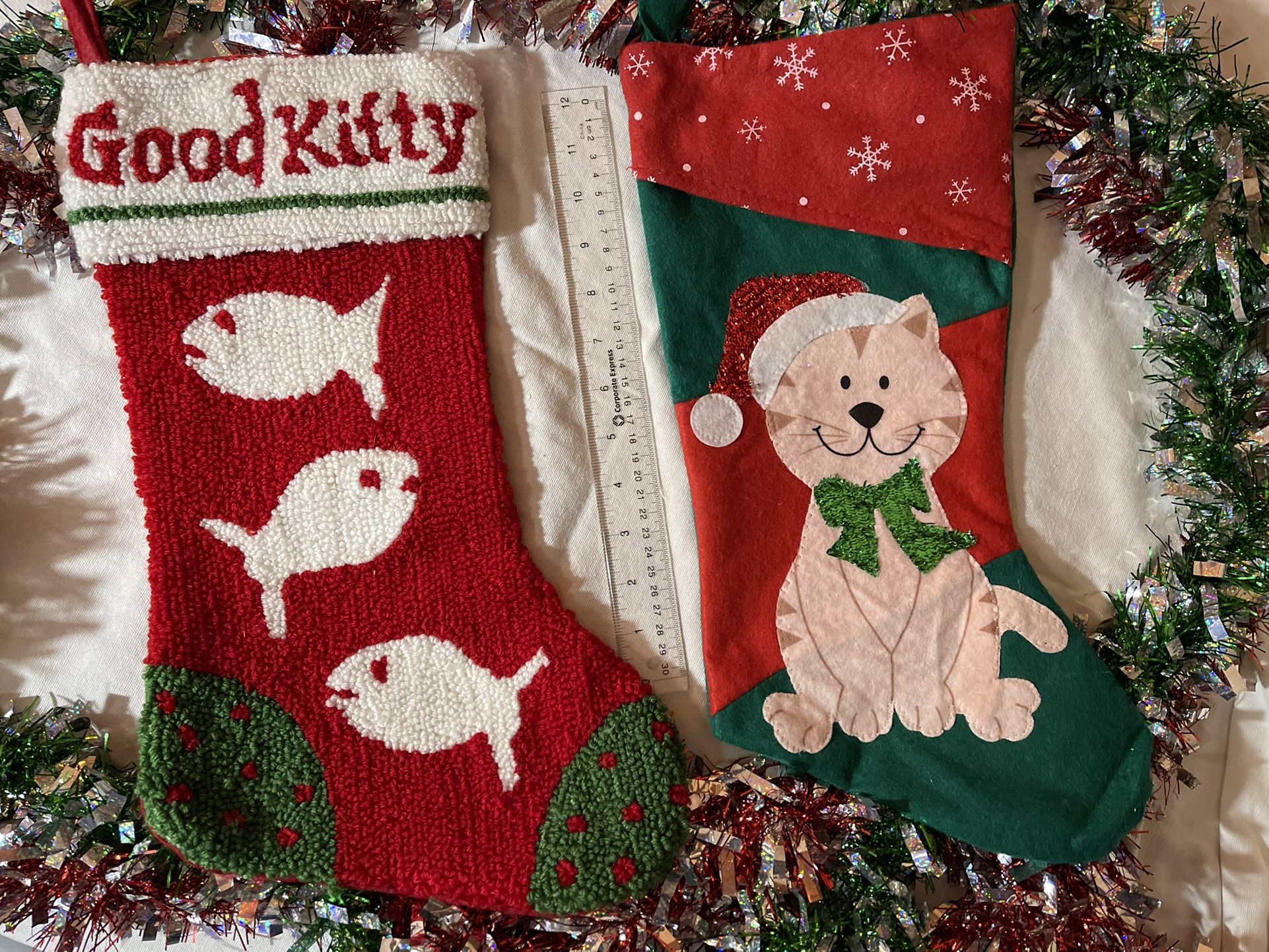 Christmas Cat Stockings