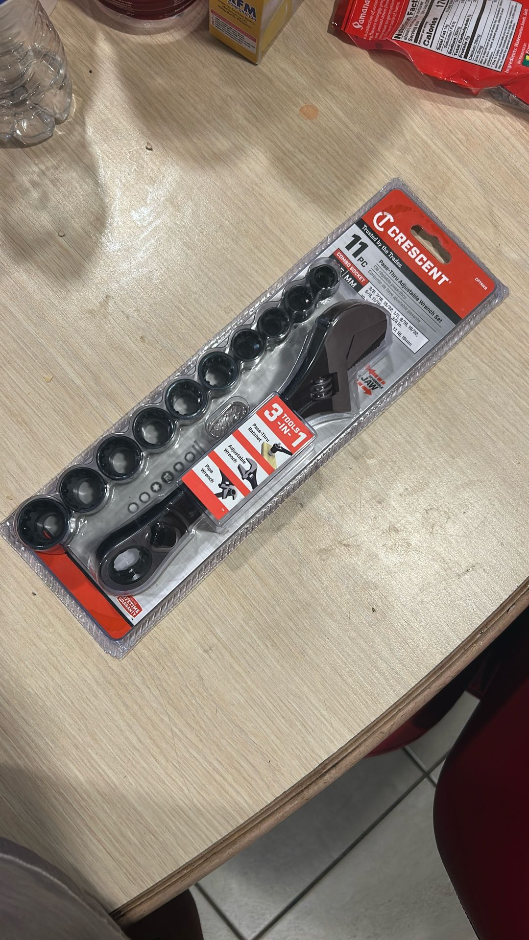 Crescent 11 Pcs Pass Thru Adjustable Wrench Set