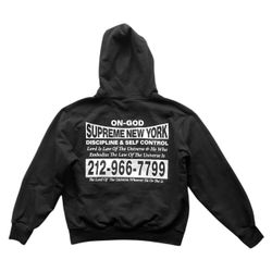 Supreme X On God Hooded Sweatshirt