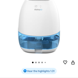 Brand new  Dehumidifiers for Home, 34 oz Small Dehumidifier for Room, Quiet Dehumidifiers for Bathroom, Bedroom, RV, Closet with Auto Shut Off, 7 Colo