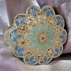 Vintage 1990s  dyadema ring sz 9 