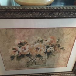 New Art. Matted. Beautiful Frame. Ready To Hang. 