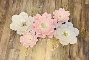 Paper flower set