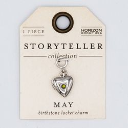 Horizon Storyteller Collection May Birthstone Locket Charm


