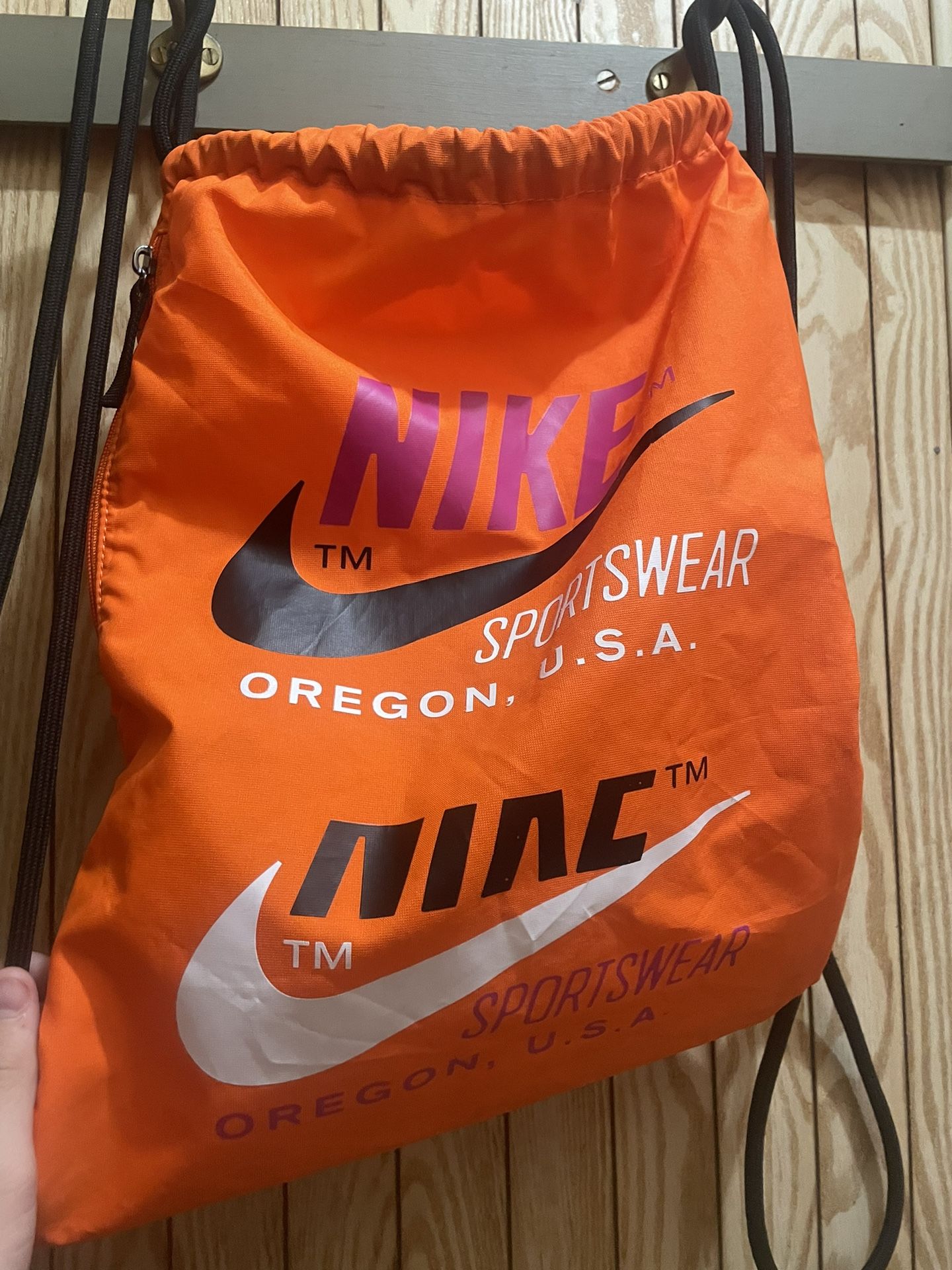 Nike Gym sack Orange Drawstring Bag
