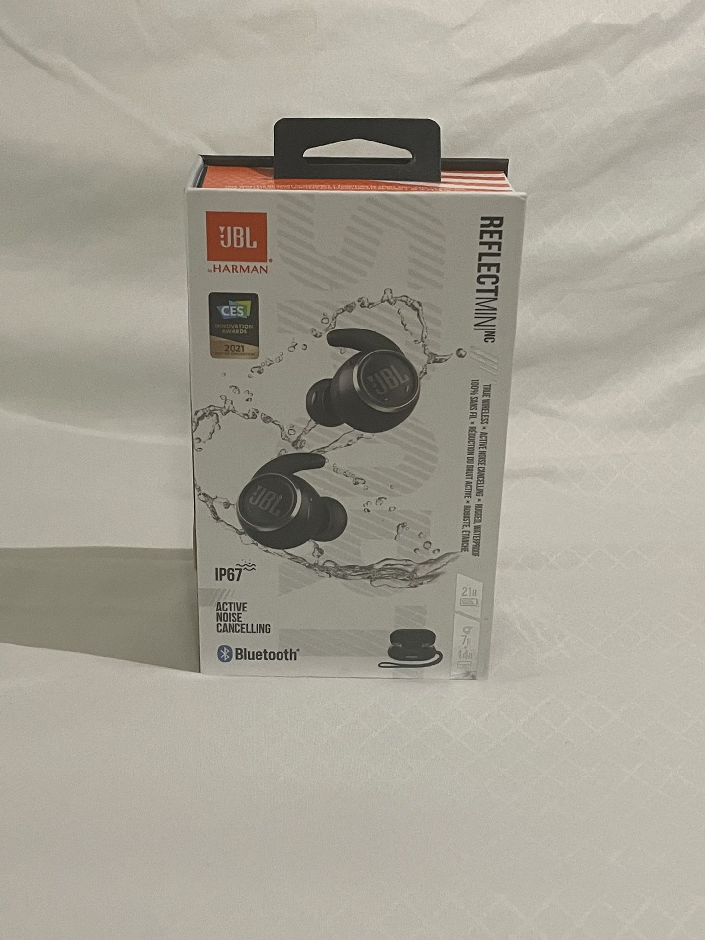 JBL-Reflect Mini True Wireless Noise Canceling In- Ear Earbuds (Black) 