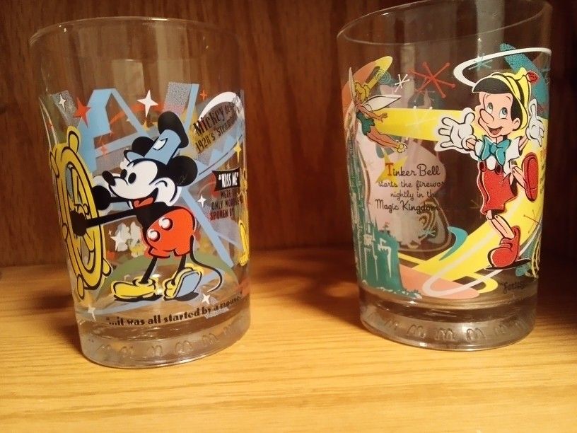 Disney Collectables (2) Tumblers