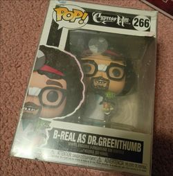 B-Real As Dr.GreenThumb Funko Pop in a protector case