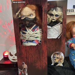 Tied Up Chucky Doll And Glenda 